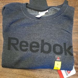 Reebok Women's Athleisure Fleece Crew Sweatshirt New With Tags size large